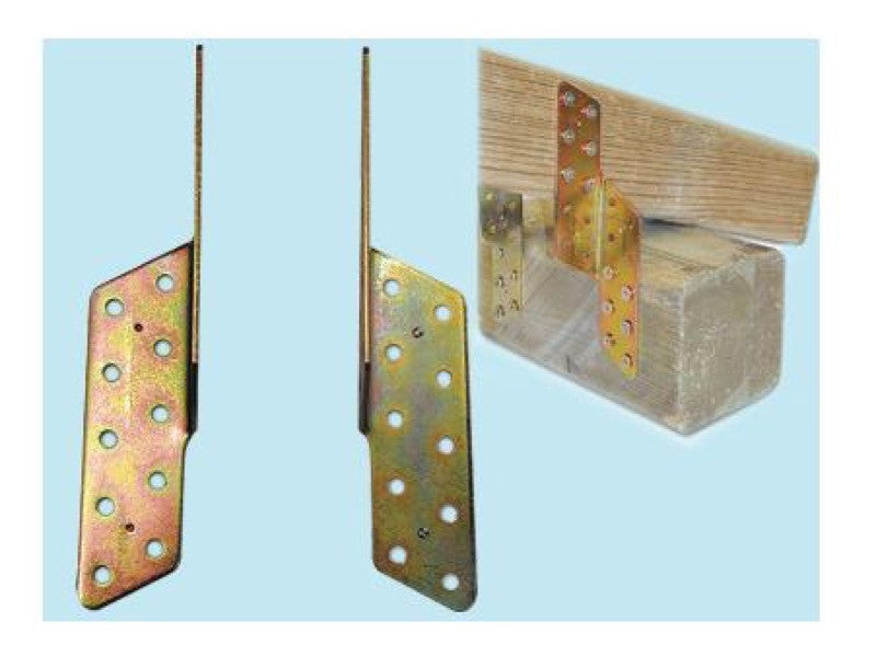 PIASTRE STAFFE ANGOLARI SFALSATE ART.853 MM.30X210