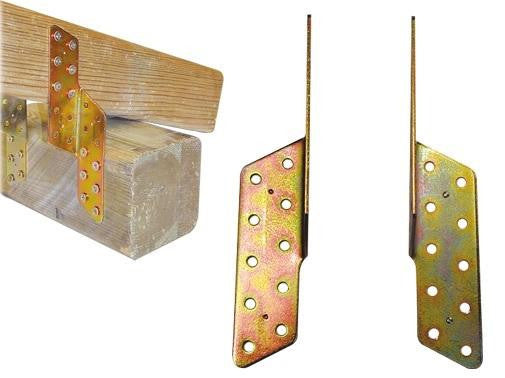 PIASTRE STAFFE ANGOLARI SFALSATE ART.853 MM.30X290