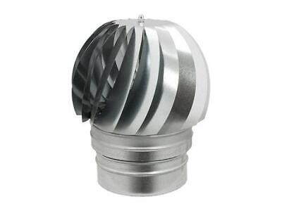 FUMAIOLO VENTOLINO TONDO ZINCATO D. CM.10 A 30 RISCALDAMENTO CANNE FUMARIE