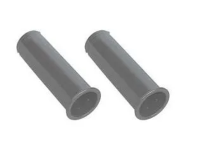 COPPIA DI MANOPOLE MANICO IN PLASTICA PER CARRIOLA