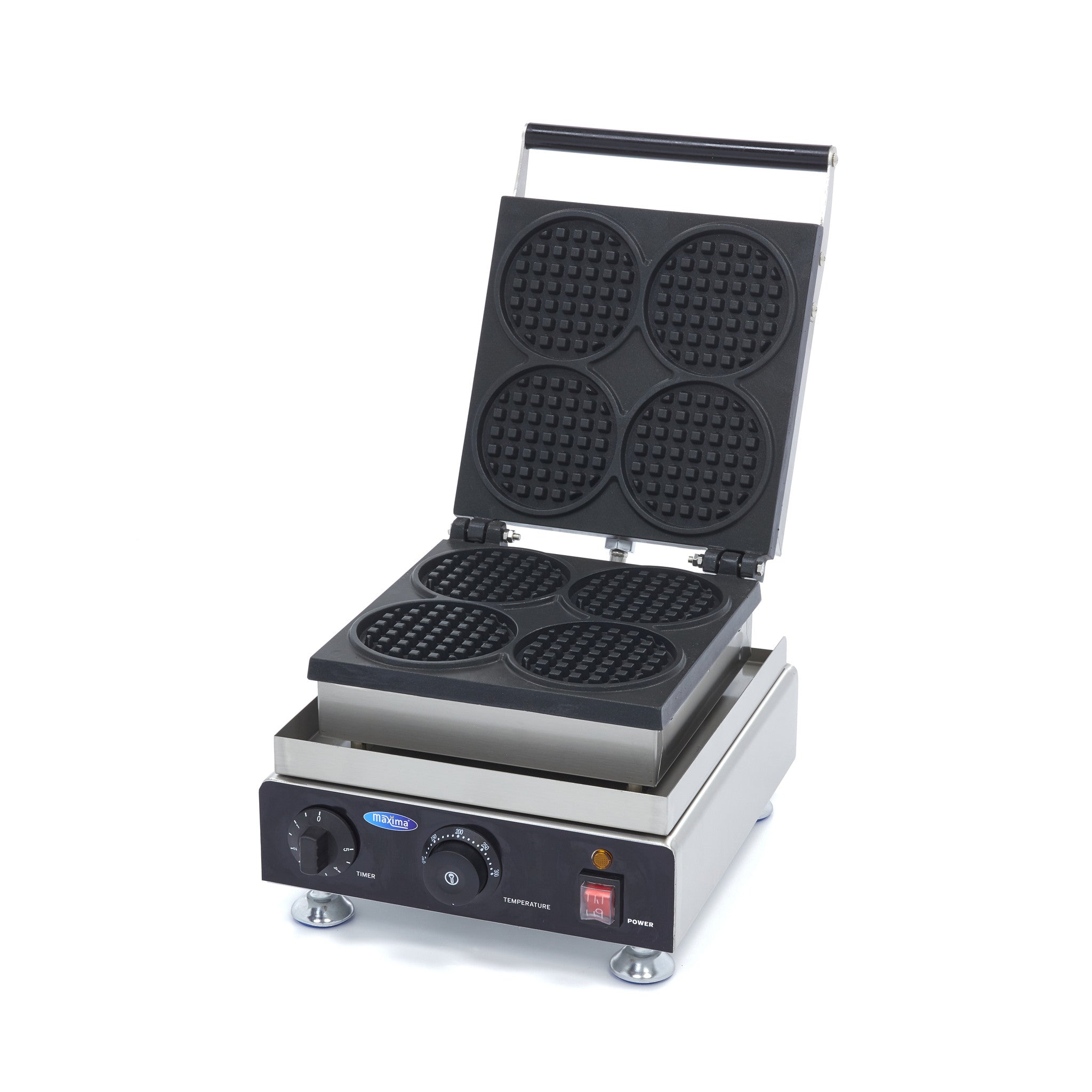 Piastra per Waffle - 4 Waffle - Mini Round