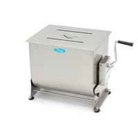 Miscelatore di Carne - 60L - 55kg di Carne - Vasca Inclinabile - Manuale