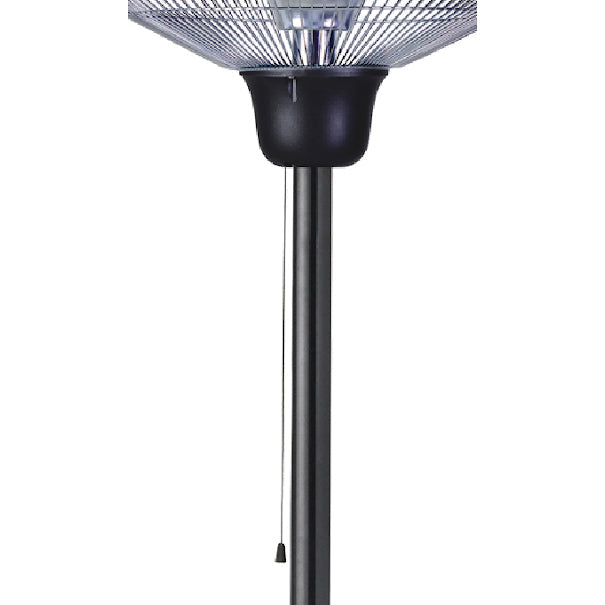 VESUVIO Stufa Elettrica Alogena a Fungo Potenza 1500W Basso Consumo e Alta Efficienza Protezione IP34 Spegnimento Automatico