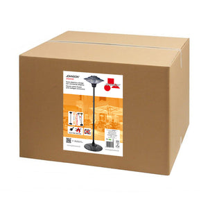 VESUVIO Stufa Elettrica Alogena a Fungo Potenza 1500W Basso Consumo e Alta Efficienza Protezione IP34 Spegnimento Automatico