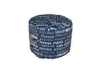 Pouf Big City impermeabili durevoli per esterni design moderno ideali per il relax in piscina