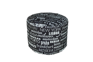 Pouf Big City impermeabili durevoli per esterni design moderno ideali per il relax in piscina