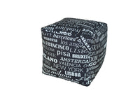 Pouf Big City durevoli impermeabili santorini per esterni design moderno ideali per il relax in piscina