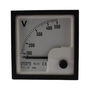 Voltmetro analogico 500V FAEM