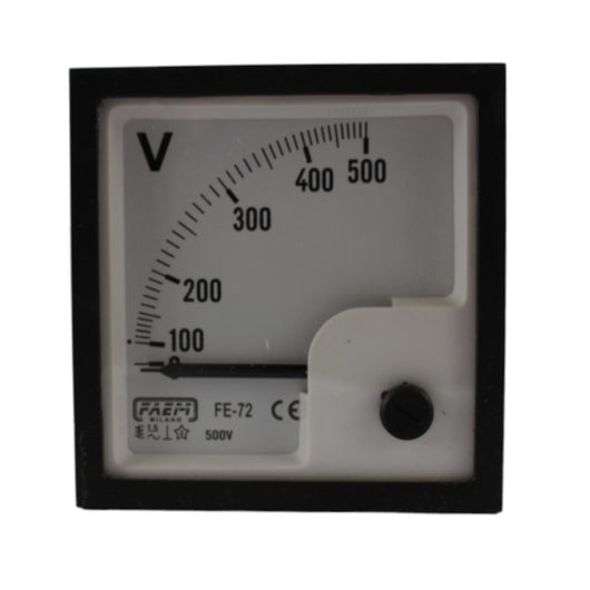Voltmetro analogico 500V FAEM