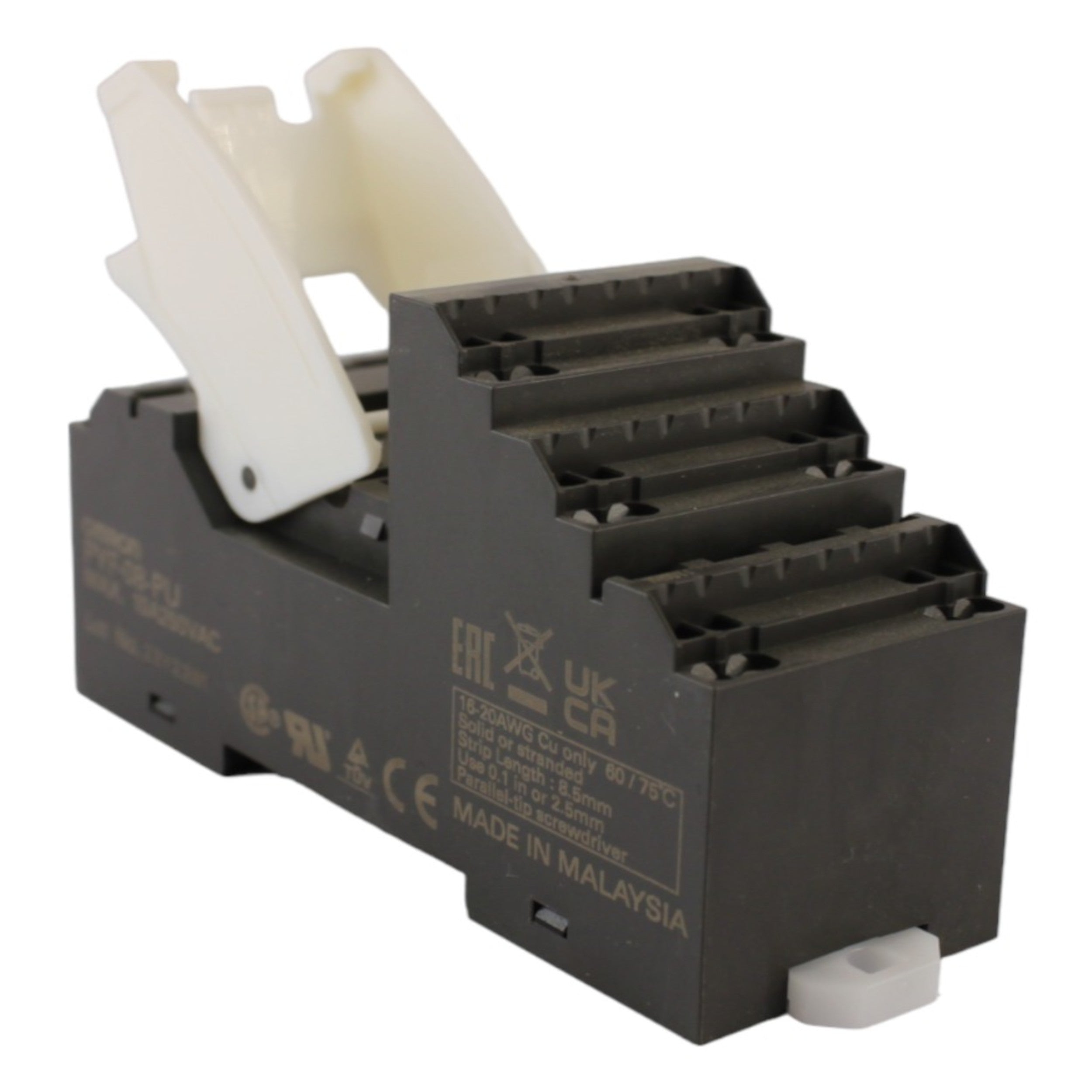 Zoccolo per relè 2 contatti MY2 push-in Omron