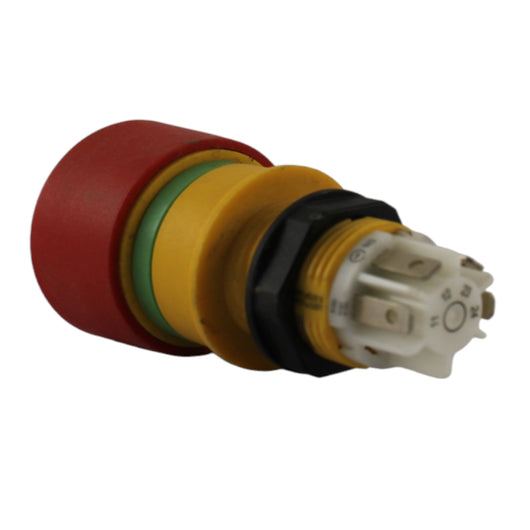 Pulsante emergenza D27 foro 16 NC+NO Aleyay