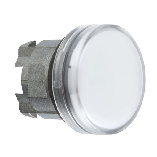 Testa lampada spia 22 gemme lisce bianche led Schneider