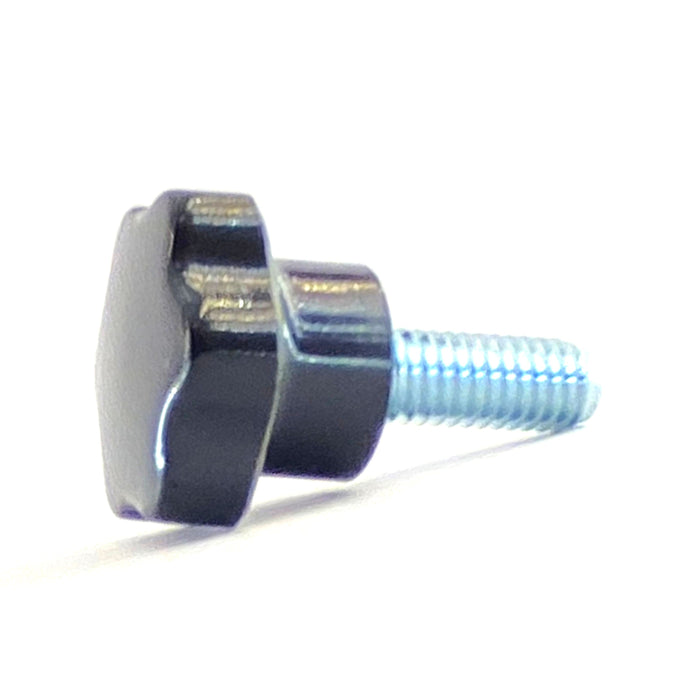 Volantino nero 6 lobi M6X15 Aleyay