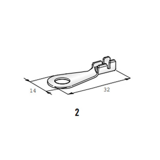 Terminale occhiello D-6 Mta