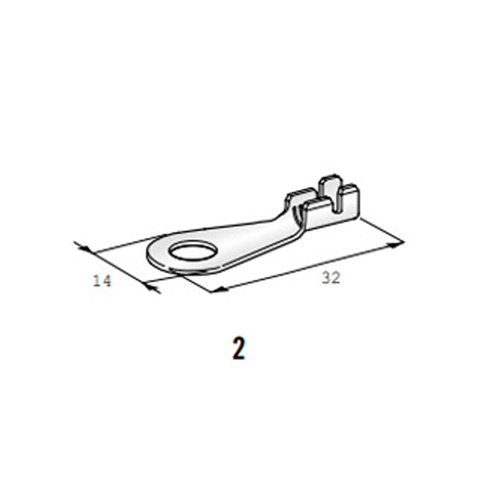 Terminale occhiello D-6 Mta