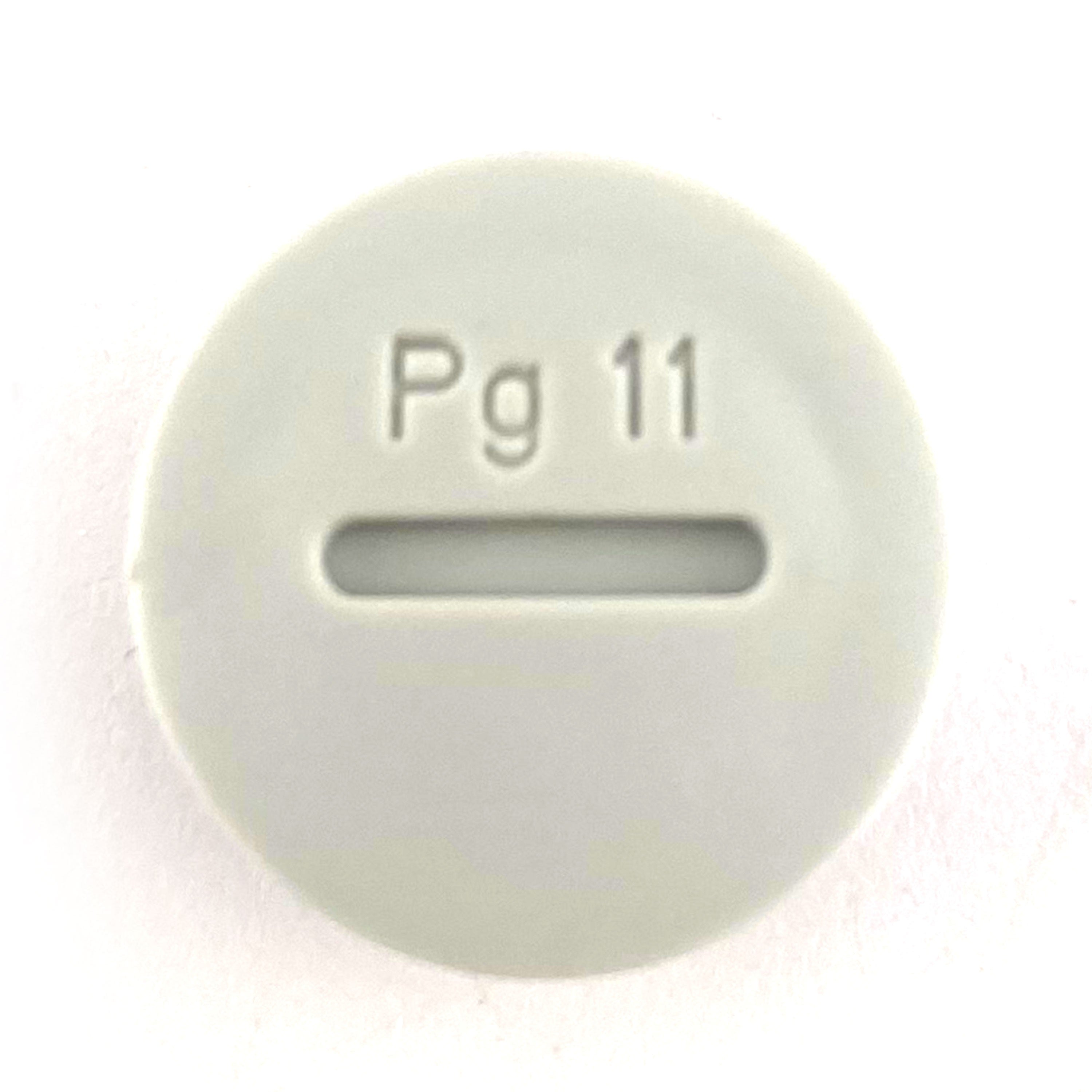 Tappo plastica pg.11 grigio Aleyay