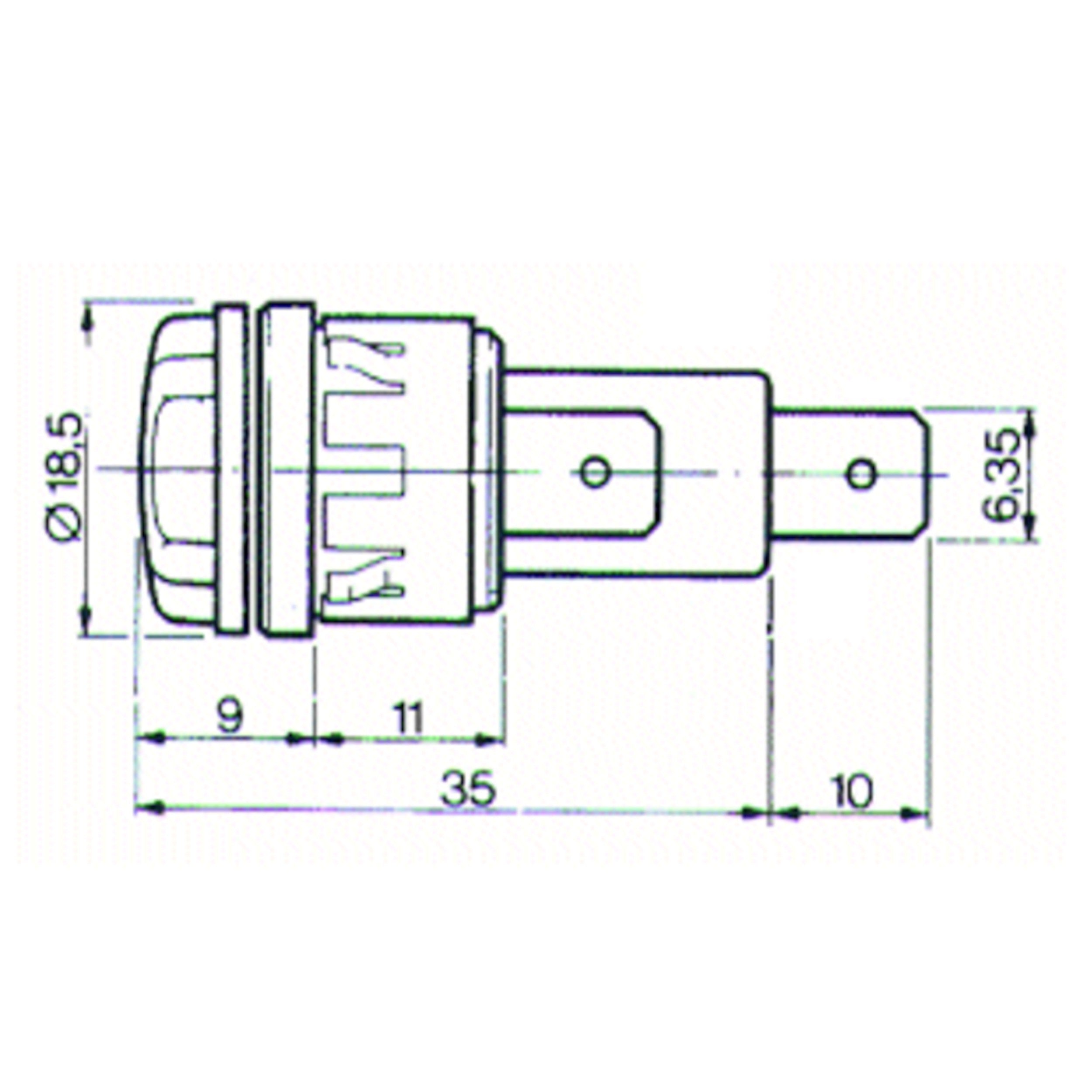 Portafusibile vetro 5 x 20 Aleyay