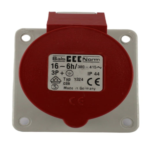 Presa dritta 16A 3P+T 380V IP44 Aleyay