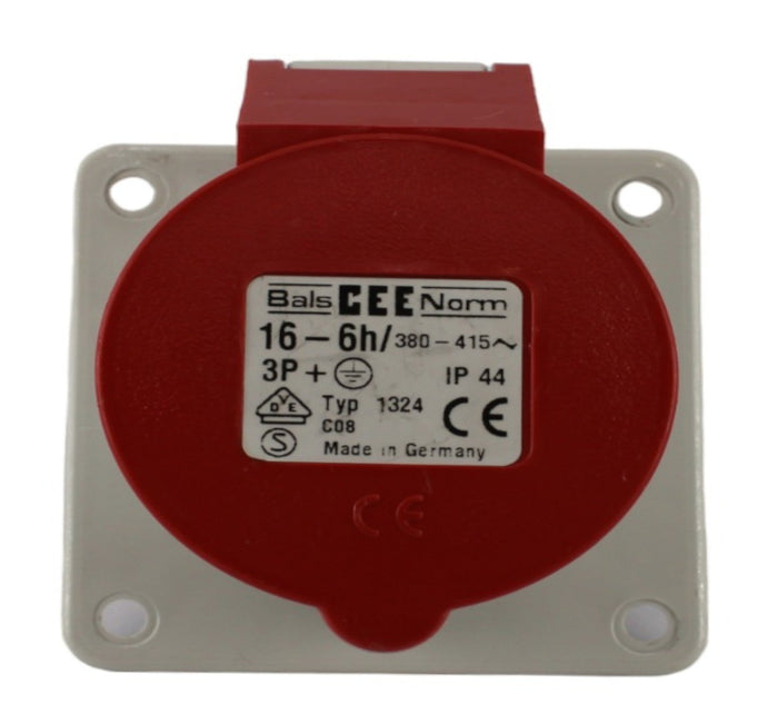 Presa dritta 16A 3P+T 380V IP44 Aleyay