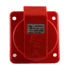 Presa inclinata 16A 3P+T+N 400V IP44 Aleyay