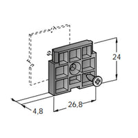 Piastrina di fissaggio Mta
