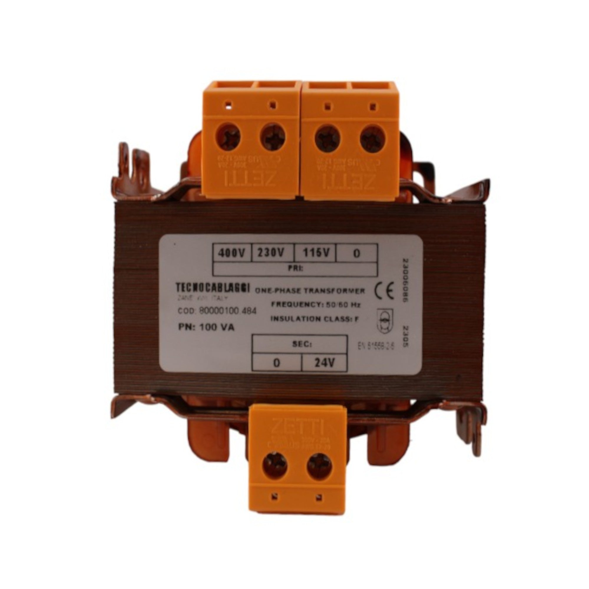 Trasformatore monofase 100 VA 50/60HZ 115-230-400/24V Aleyay