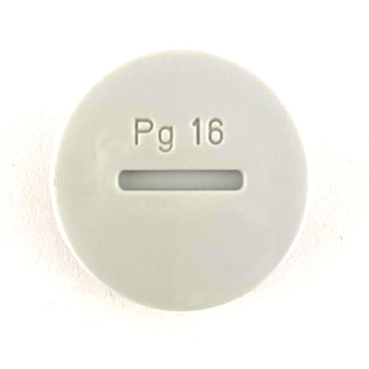 Tappo plastica pg. 16 grigio grigio Aleyay