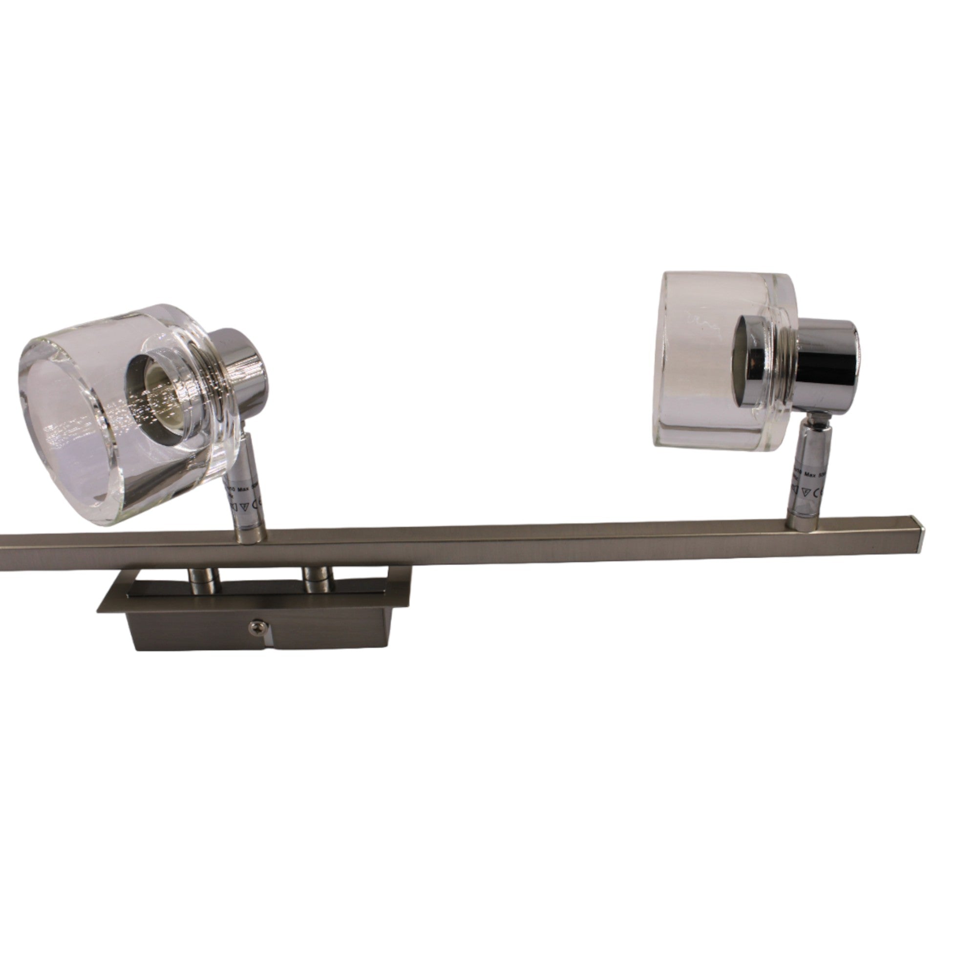 Stecca 3 Faretti con Vetro 3X50W GU10 - Serie AMBURGO ALEYAY