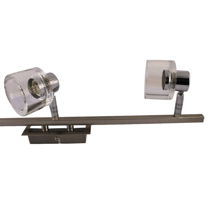 Stecca 3 Faretti con Vetro 3X50W GU10 - Serie AMBURGO ALEYAY