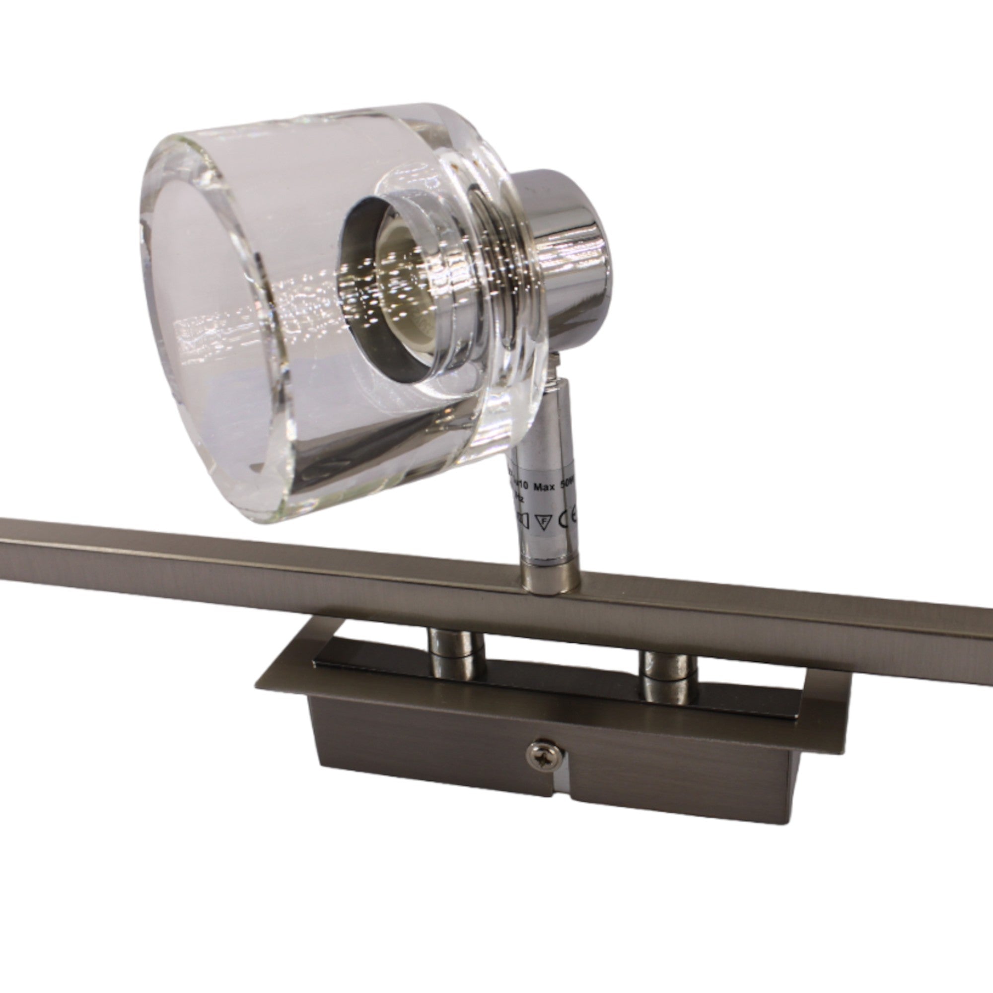 Stecca 3 Faretti con Vetro 3X50W GU10 - Serie AMBURGO ALEYAY