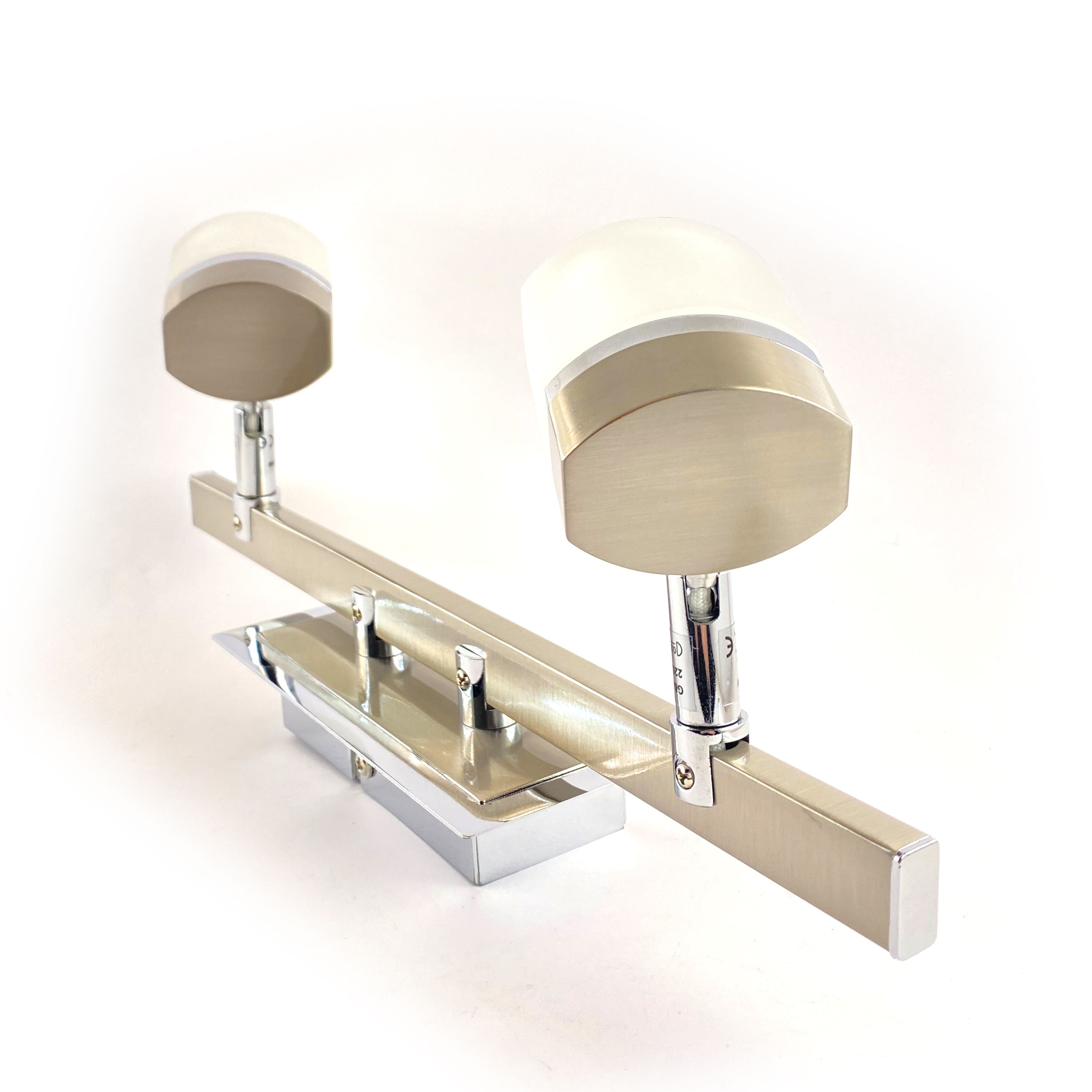 Stecca 2 faretti con vetro G9 MAX 2X40W Aleyay