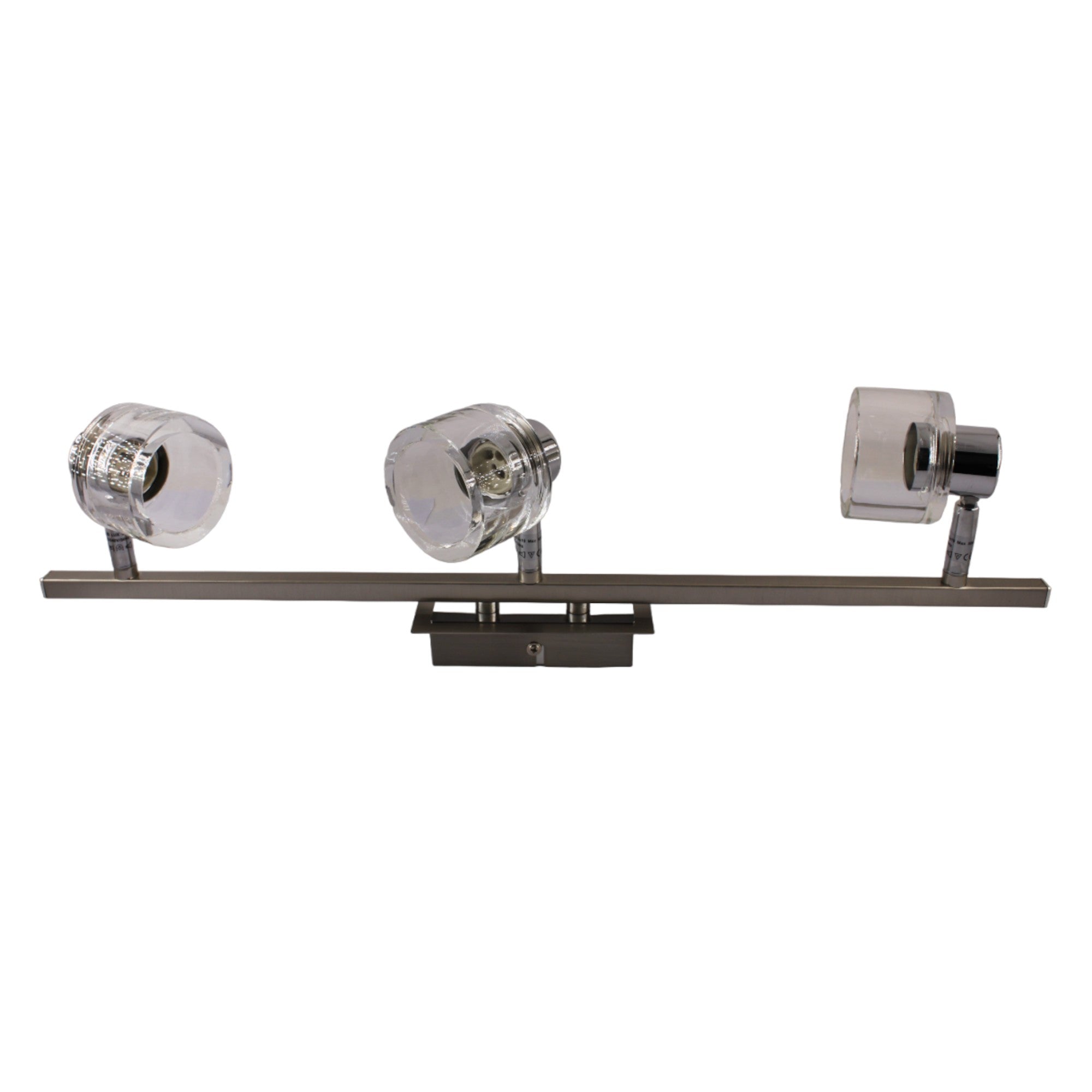 Stecca 3 Faretti con Vetro 3X50W GU10 - Serie AMBURGO ALEYAY