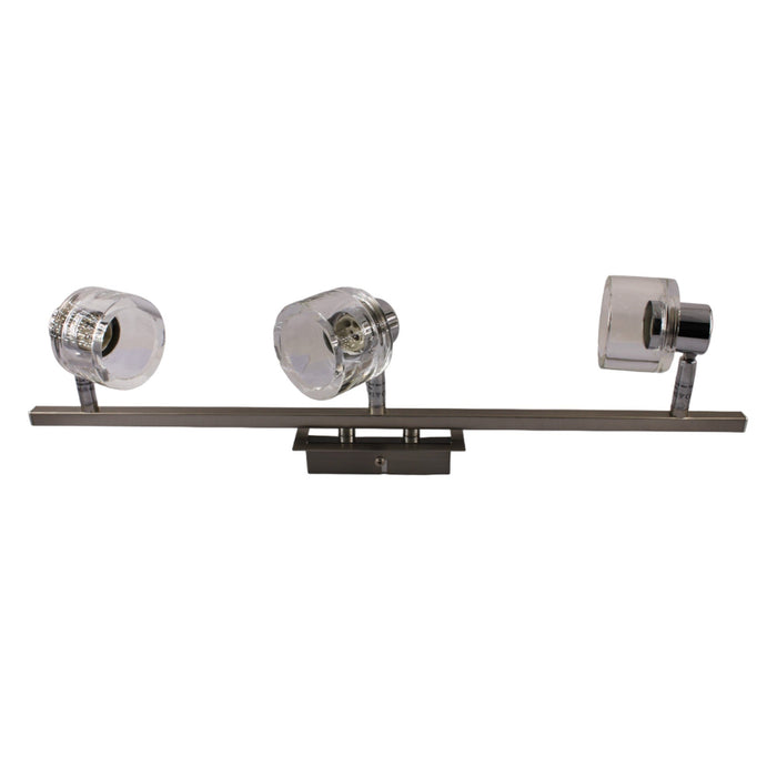 Stecca 3 Faretti con Vetro 3X50W GU10 - Serie AMBURGO ALEYAY