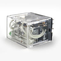 Relè di potenza Led+diodo 4 vie 10A per zoccolo Omron