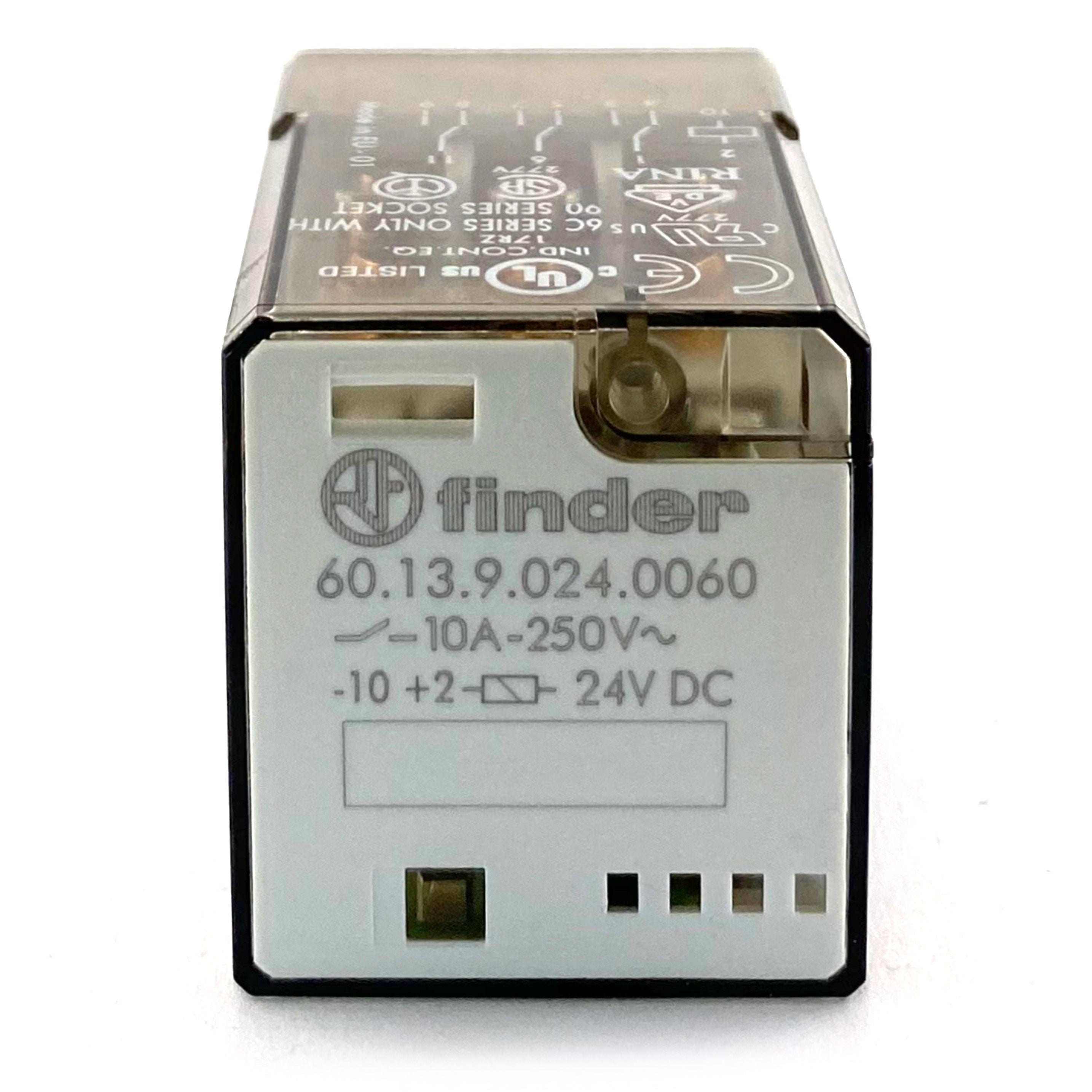 Relè industriale undical 3 vie 10A 24VCC Finder