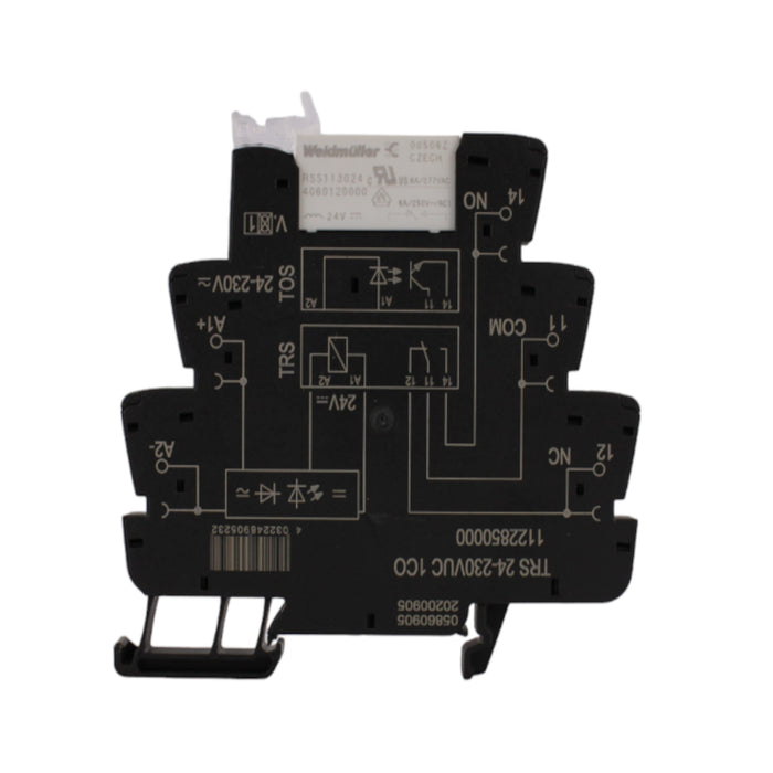 Relè 1via 6A range di tensione 24-230VUC TRS RC 1CO Weidmuller
