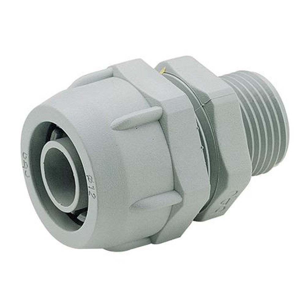 Raccordi plastici per guidacavi in PVC filettatura ISO Bticino