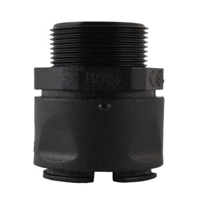 Raccordo diritto nero IP66/68 17mm M25 serie RTA Bticino