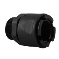 Raccordo diritto nero IP66/68 17mm M25 serie RTA Bticino