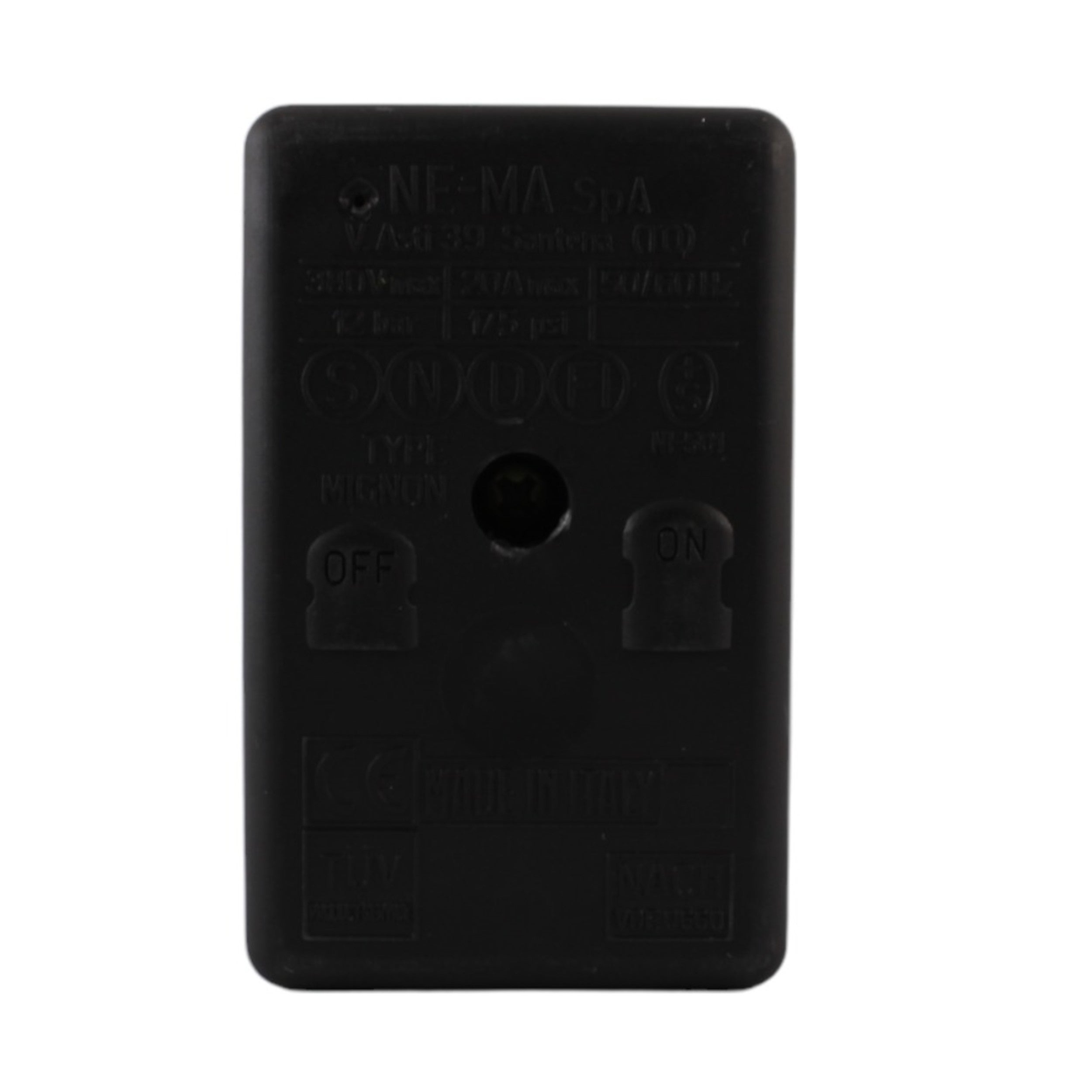 Pressostato monofase mignon 1VIA 1,4-1,8 bar Aleyay