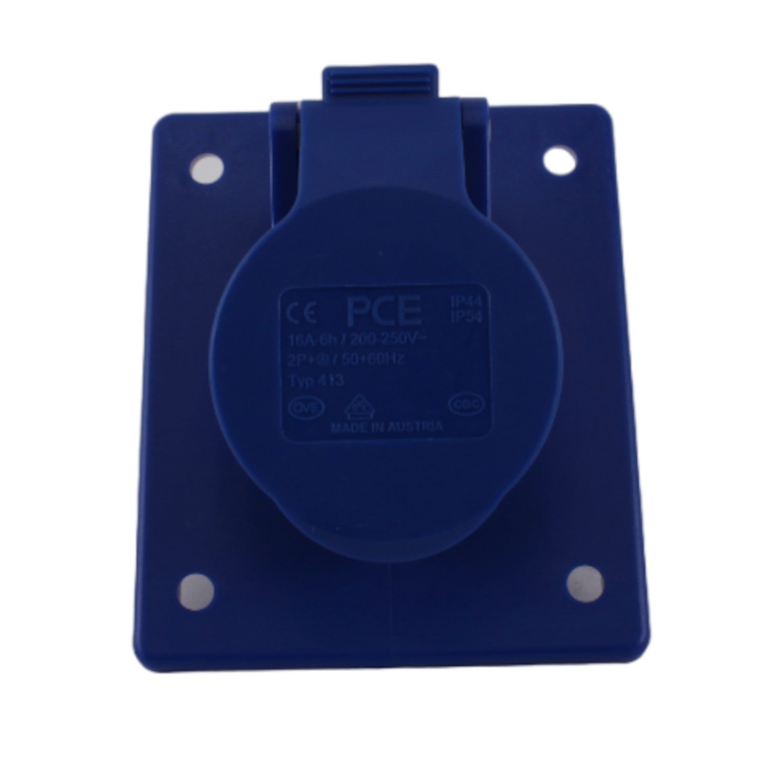 Presa Incasso 32A 2P+T 220V IP44 Flangia 80X97 PCE