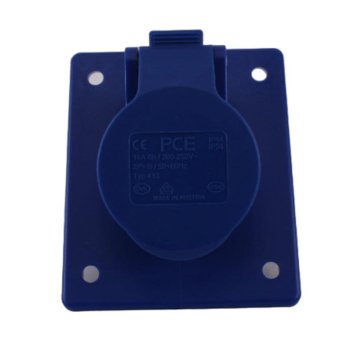 Presa Incasso 32A 2P+T 220V IP44 Flangia 80X97 PCE