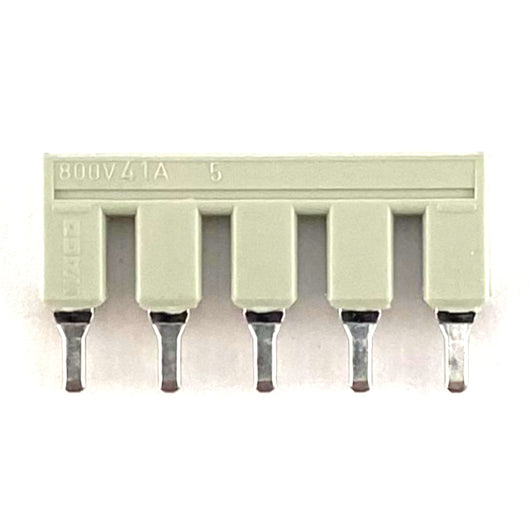 Ponticello isolato morsetto 5 poli 6,0mmq. 41A Wago