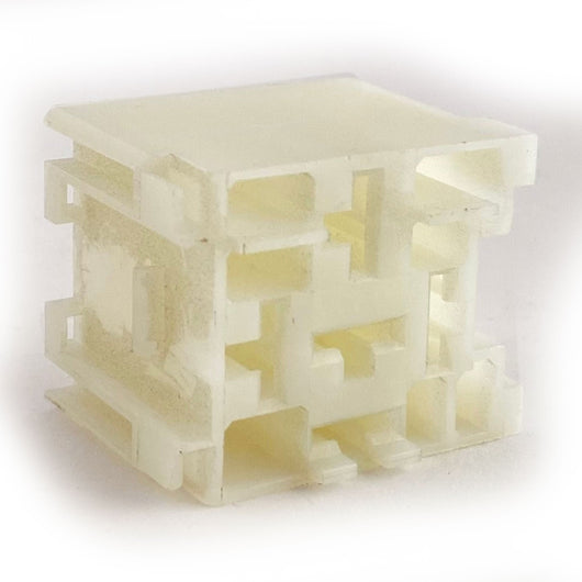 Portarelè 5 vie femmina bianco no staffa Aleyay