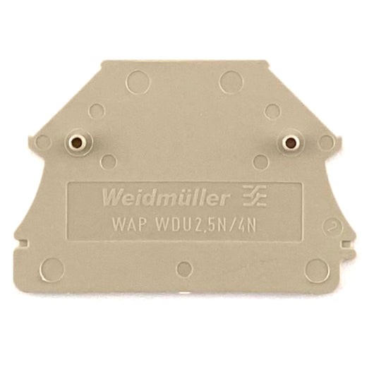 Piastra terminale per morsetto Weidmuller