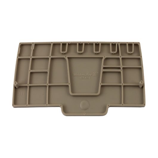 Piastra terminale beige 2,5mmq 1 piano 5 conduttori Weidmller