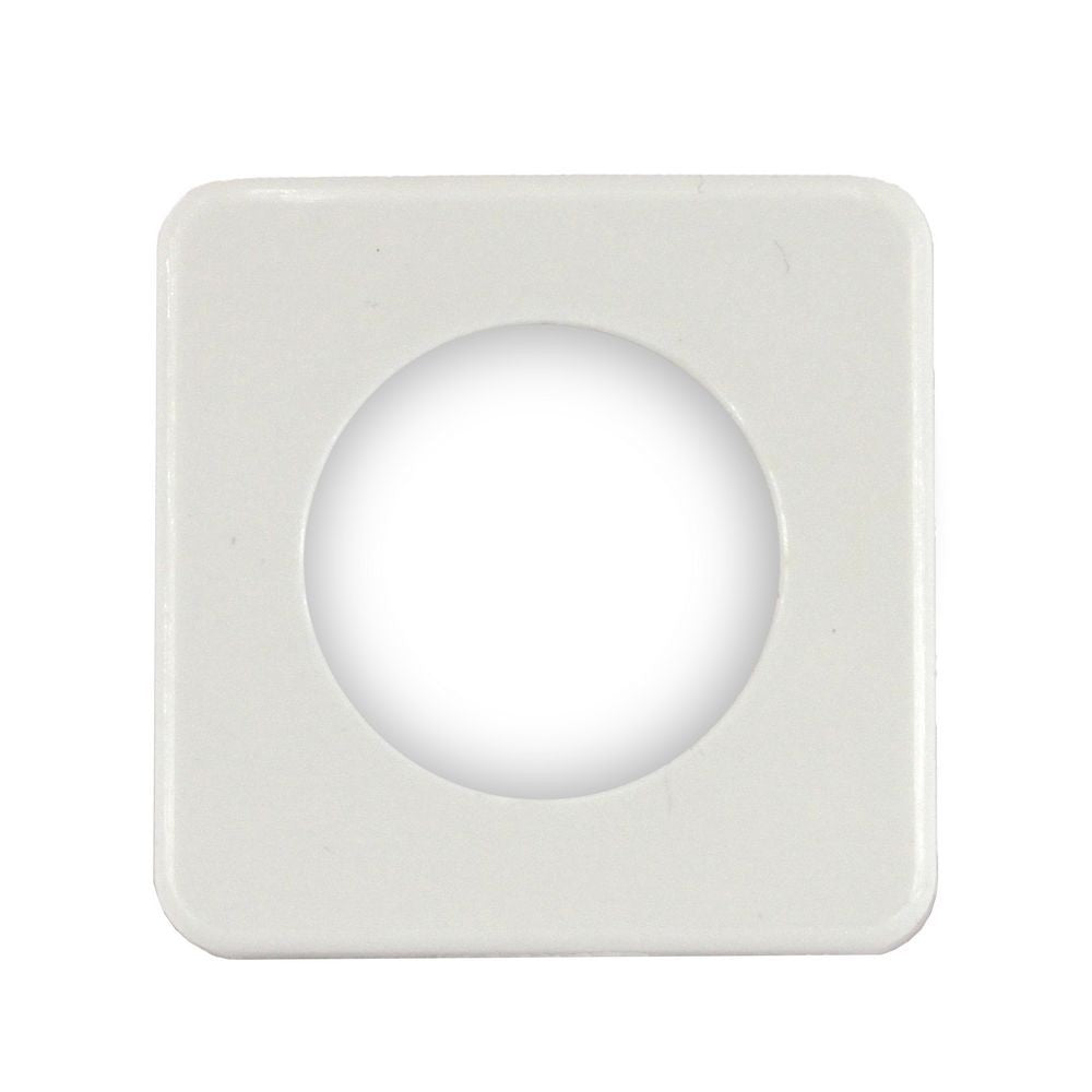 Mostrina singola lucida bianca Videl