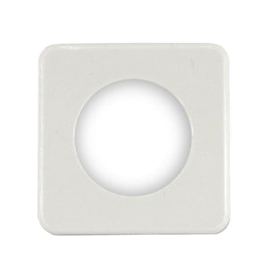 Mostrina singola lucida bianca Videl