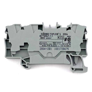 Morsetto passante grigio 4,0mmw. Wago