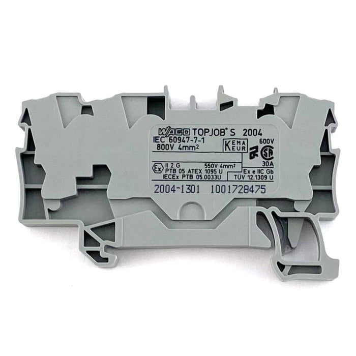 Morsetto passante grigio 4,0mmw. Wago